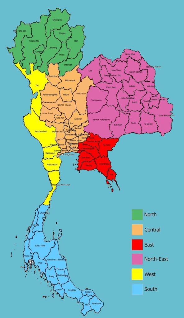 Thailand regions