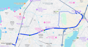 Map to transport office